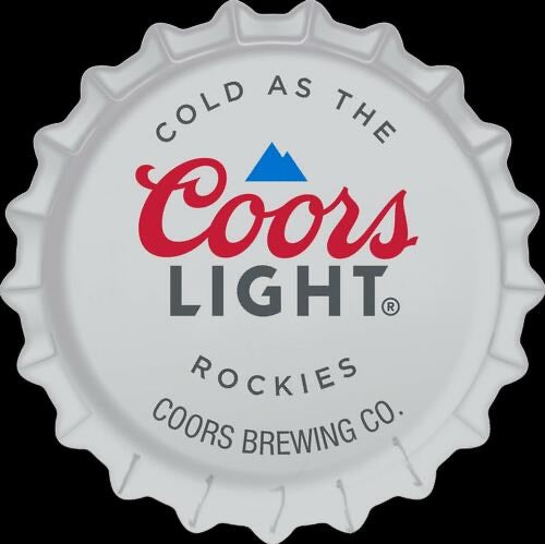 18" COORS LIGHT TIN SIGN METAL ART WESTERN HOME DECOR CRAFT