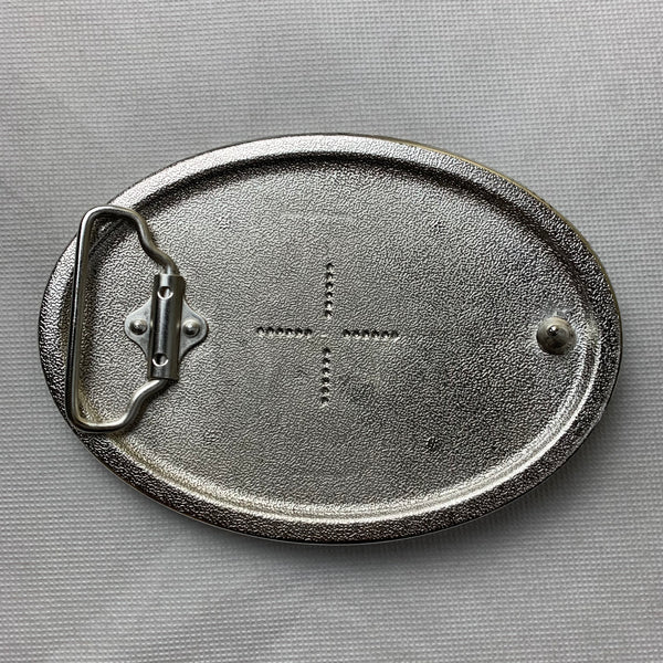 6" X 4" LONESTAR SILVER  STAR BELT BUCKLE WESTERN BELT BUCKLE FASHION ART NEW #EH12263
