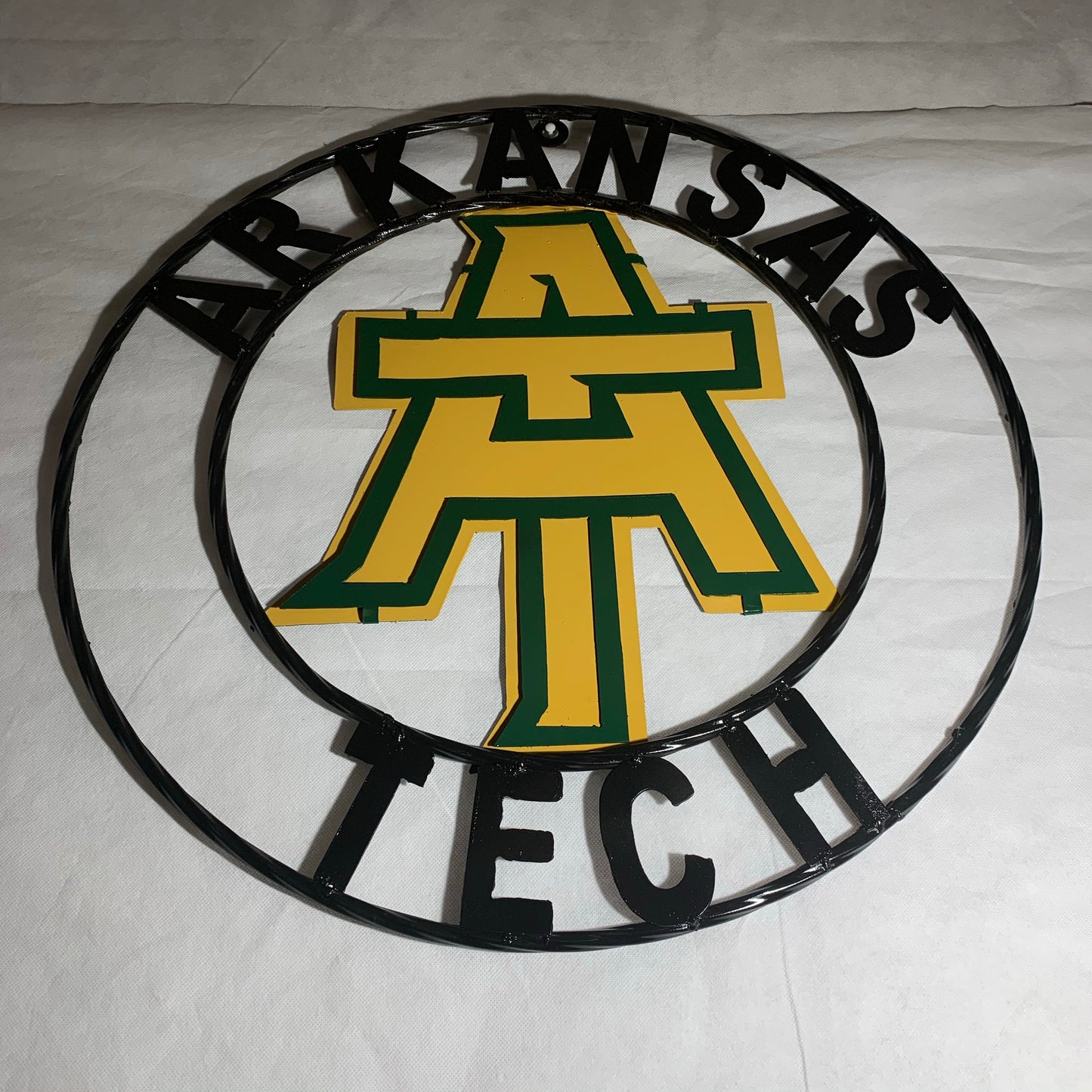 ARKANSAS TECH CUSTOM METAL VINTAGE CRAFT SIGN TEAM WESTERN HOME DECOR HANDMADE