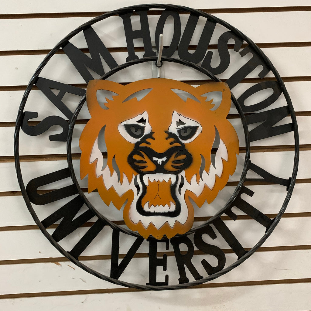 18",24",32" SHSU SAM HOUSTON STATE BEARKATS CUSTOM VINTAGE METAL TEAM CRAFT WESTERN HOME DECOR HANDMADE
