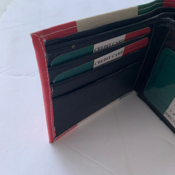 5" MEXICO FLAG WALLET LEATHER BIFOLD WALLET NEW
