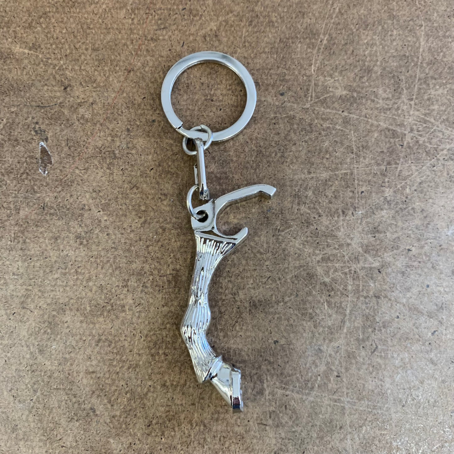 LG HORSE BOOT KEYCHAIN METAL WESTERN FASHION STYLE ART NEW