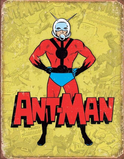ANTMAN TIN SIGN METAL ART WESTERN HOME DECOR CRAFT - FREE SHIPPING