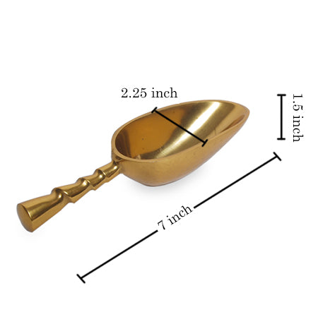 6" GILDED ICE SCOOP KITCHEN WARE WESTERN HOME DECOR NEW #IH_13997 -- FREE SHIPPNG