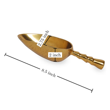9" GILDED ICE SCOOP MEDIUM KITCHEN WARE WESTERN HOME DECOR NEW #IH_13998 --FREE SHIPPING