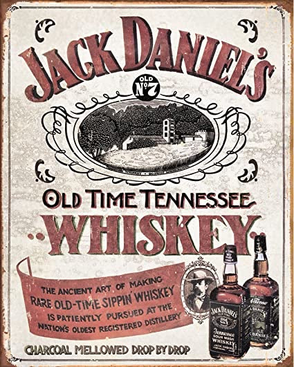 JACK DANIELS WHISKEY TIN SIGN METAL ART WESTERN HOME DECOR CRAFT