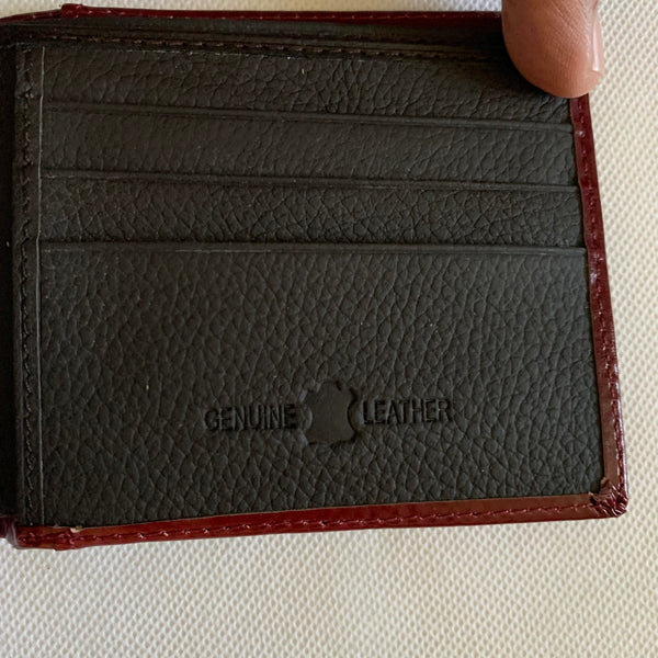 5" MEN'S WALLET GENUINE LEATHER BIFOLD WESTERN STYLE WALLET NEW