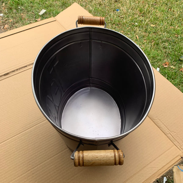 18" TEXAS BUCKET SILVER METAL OVAL TUB WESTERN HOME DECOR METAL ART--BRAND NEW