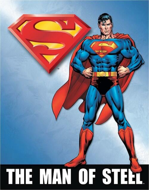 SUPERMAN TIN SIGN METAL ART WESTERN HOME DECOR CRAFT