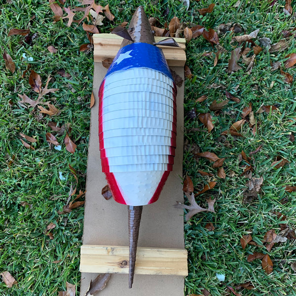 10",14",23",30" ARMADILLO GARDEN ANIMAL SCULPTURE METAL DECOR ORNAMENT OUTDOOR OR INDOOR TEXAS YARD ART