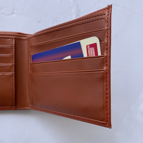 5" TEXAS WALLET LEATHER BIFOLD WALLET NEW