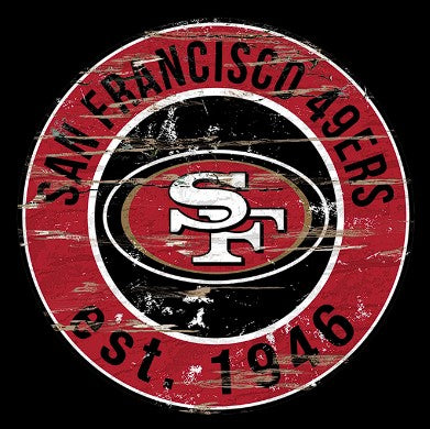 W116 SAN FRANCISCO 49ERS MDF WOOD NFL TEAM SIGN CUSTOM VINTAGE CRAFT –