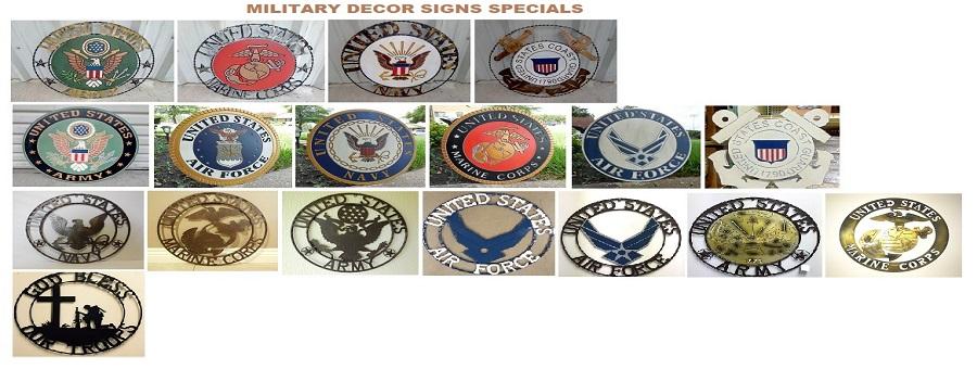 MILITARY PATRIOTIC DECOR