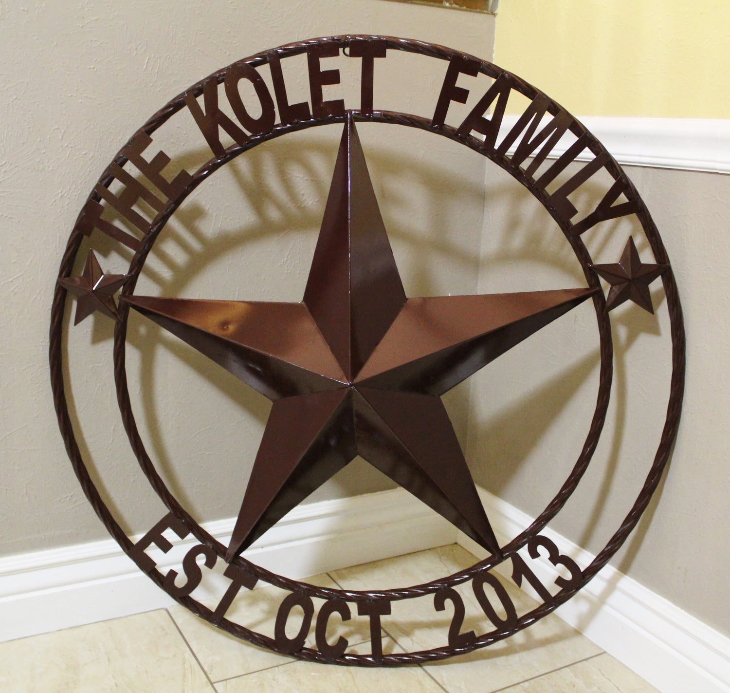 CUSTOM NAME STAR