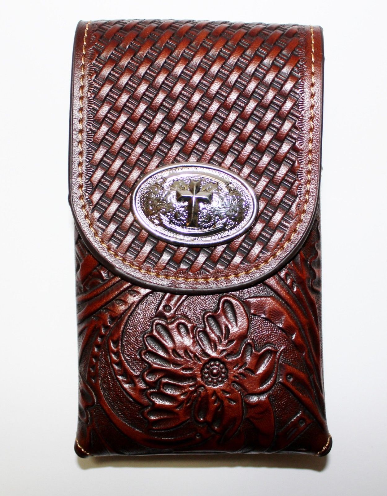 PHONE POUCH WESTERN LEATHER CASE