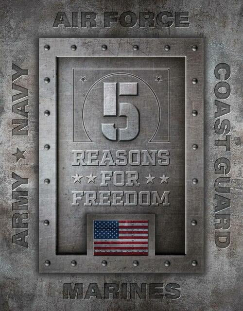 TIN SIGNS MILITARY PATRIOTIC