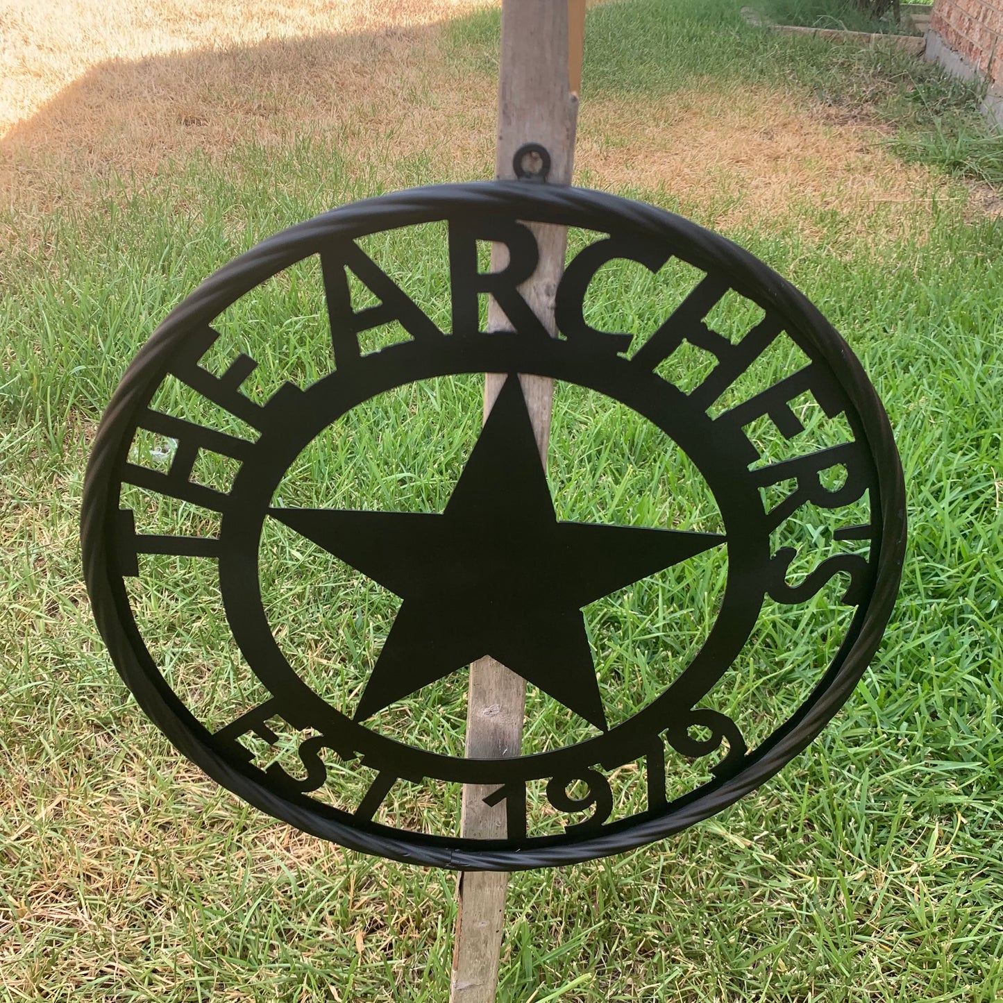 ARCHER STYLE YOUR CUSTOM NAME LASERCUT METAL SIGN WESTERN HOME DECOR HANDMADE ART