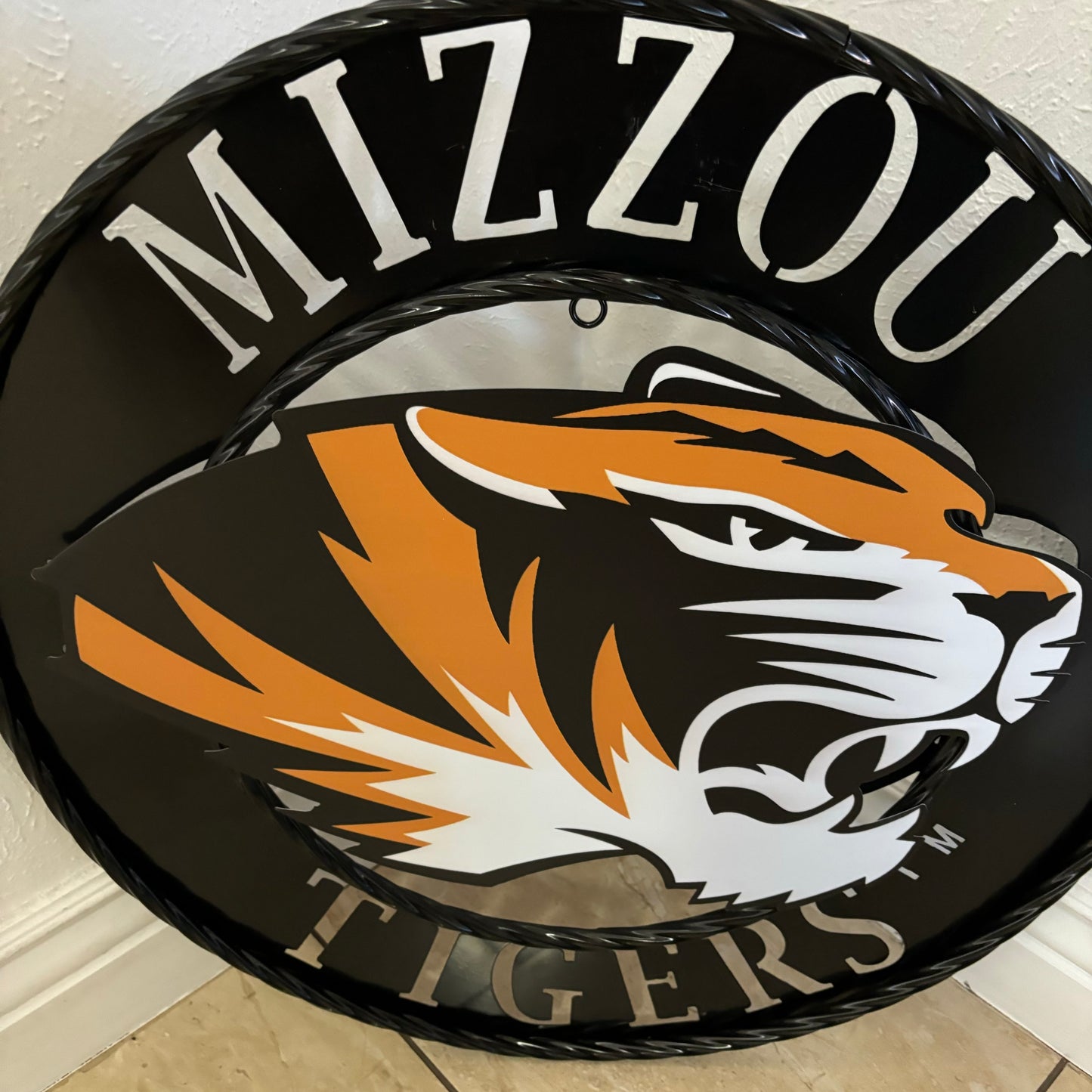 MIZZOU TIGERS MISSOURI CUSTOM METAL VINTAGE CRAFT TEAM SIGN HANDMADE