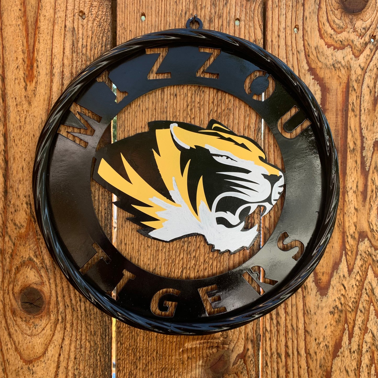 12", 18", 24", 32" MIZZOU TIGERS MISSOURI CUSTOM METAL VINTAGE CRAFT TEAM SIGN HANDMADE