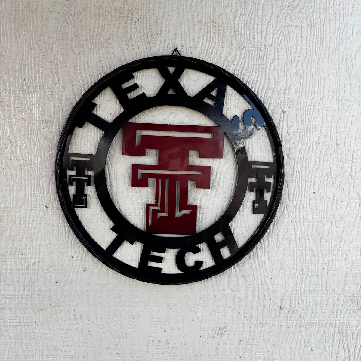 TEXAS TECH CUSTOM METAL VINTAGE CRAFT SIGN WESTERN HOME DECOR HANDMADE 12",18",24",32",36"