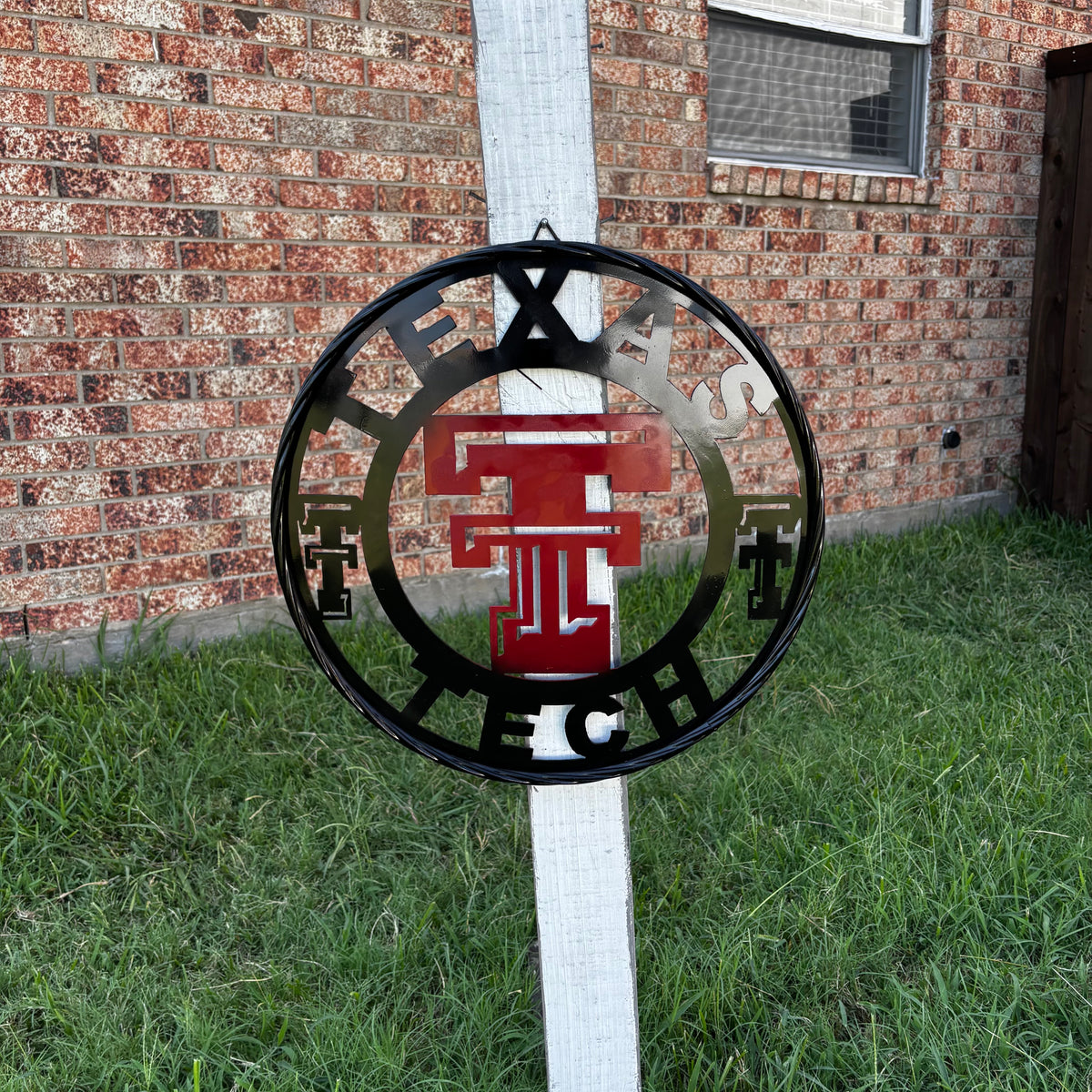 TEXAS TECH CUSTOM METAL VINTAGE CRAFT SIGN WESTERN HOME DECOR HANDMADE 12",18",24",32",36"