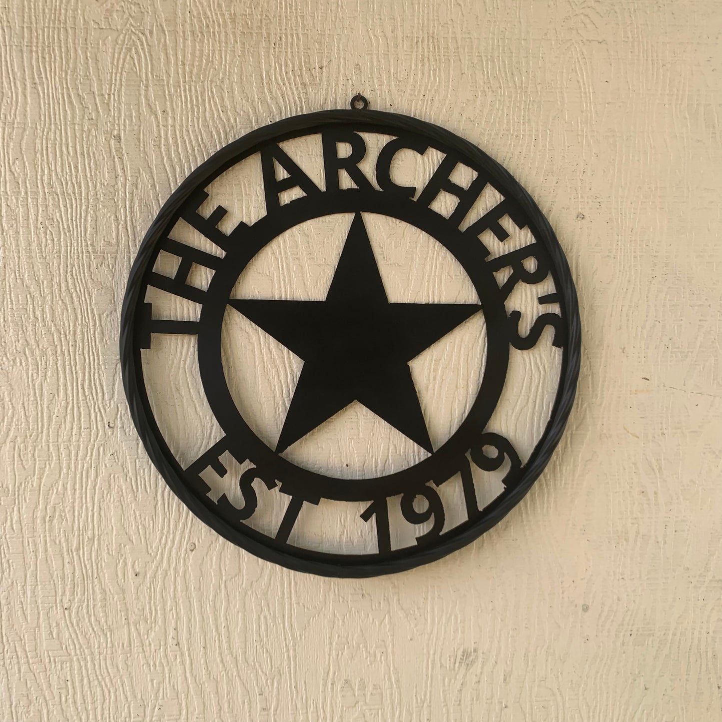 ARCHER STYLE YOUR CUSTOM NAME LASERCUT METAL SIGN WESTERN HOME DECOR HANDMADE ART