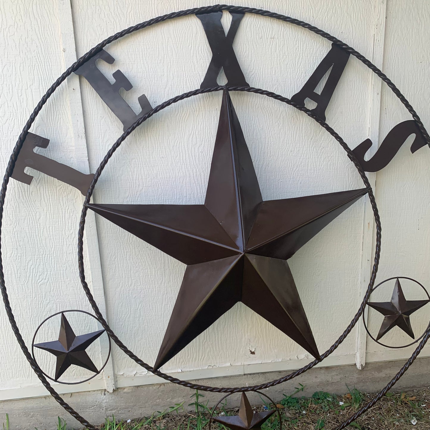 6 FOOT TEXAS LONE STAR GIANT LARGE OVERSIZE BARN STAR METAL RUSTIC BRONZE COPPER WALL ART WESTERN HOME DECOR HANDMADE NEW EH10523