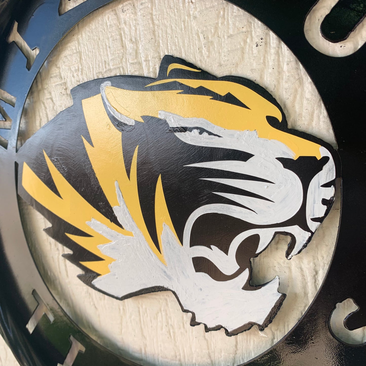 12", 18", 24", 32" MIZZOU TIGERS MISSOURI CUSTOM METAL VINTAGE CRAFT TEAM SIGN HANDMADE