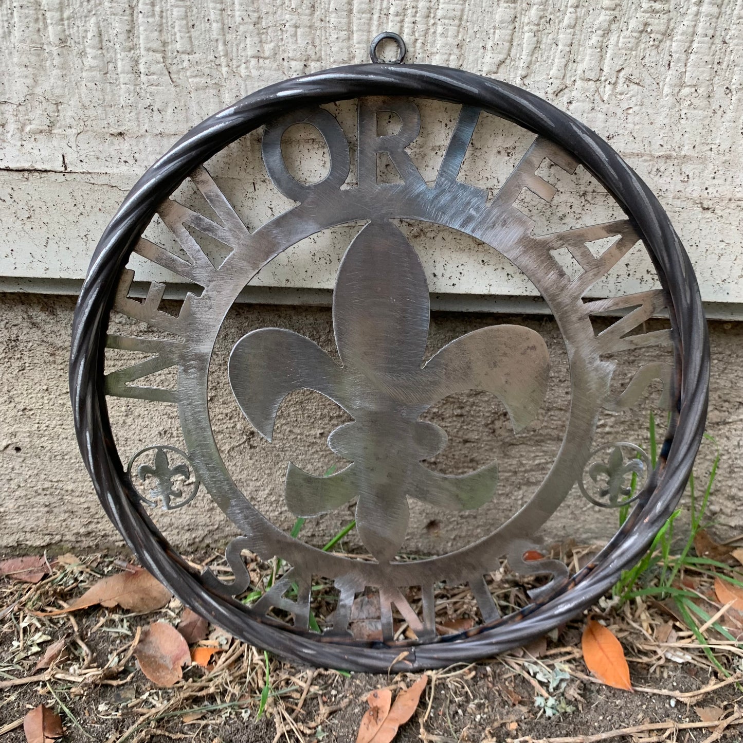 NEW ORLEANS SAINTS CUSTOM RAW METAL CRAFT SIGN WALL ART WESTERN HOME DECOR LASERCUT ART HANDMADE 12",18",24