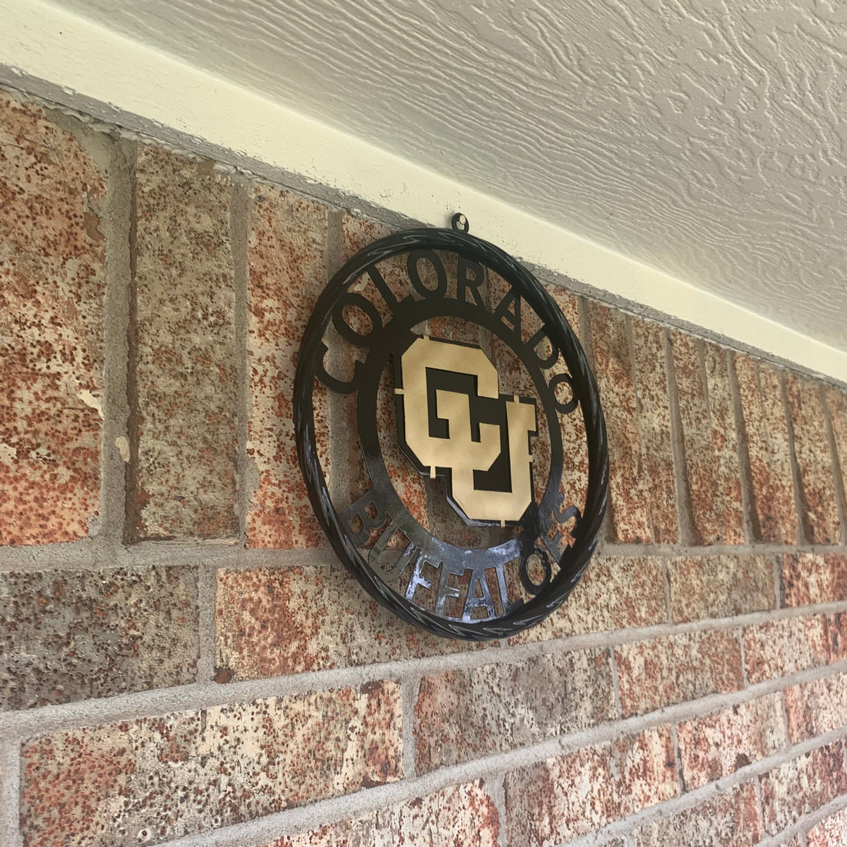 COLORADO BUFFALOES CUSTOM METAL VINTAGE CRAFT SIGN TEAM ART WESTERN HOME DECOR HANDMADE