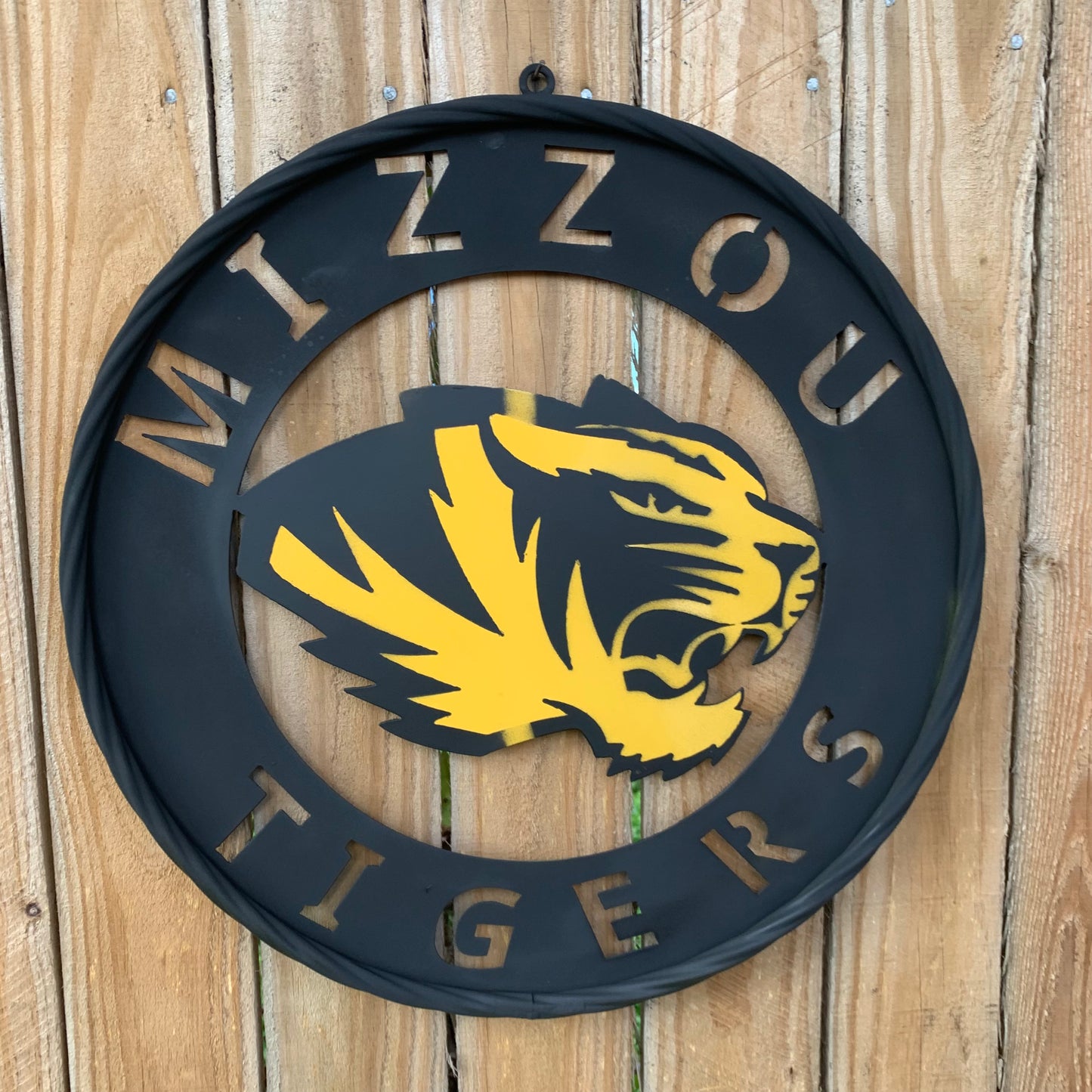 MIZZOU TIGERS MISSOURI CUSTOM METAL VINTAGE CRAFT TEAM SIGN HANDMADE