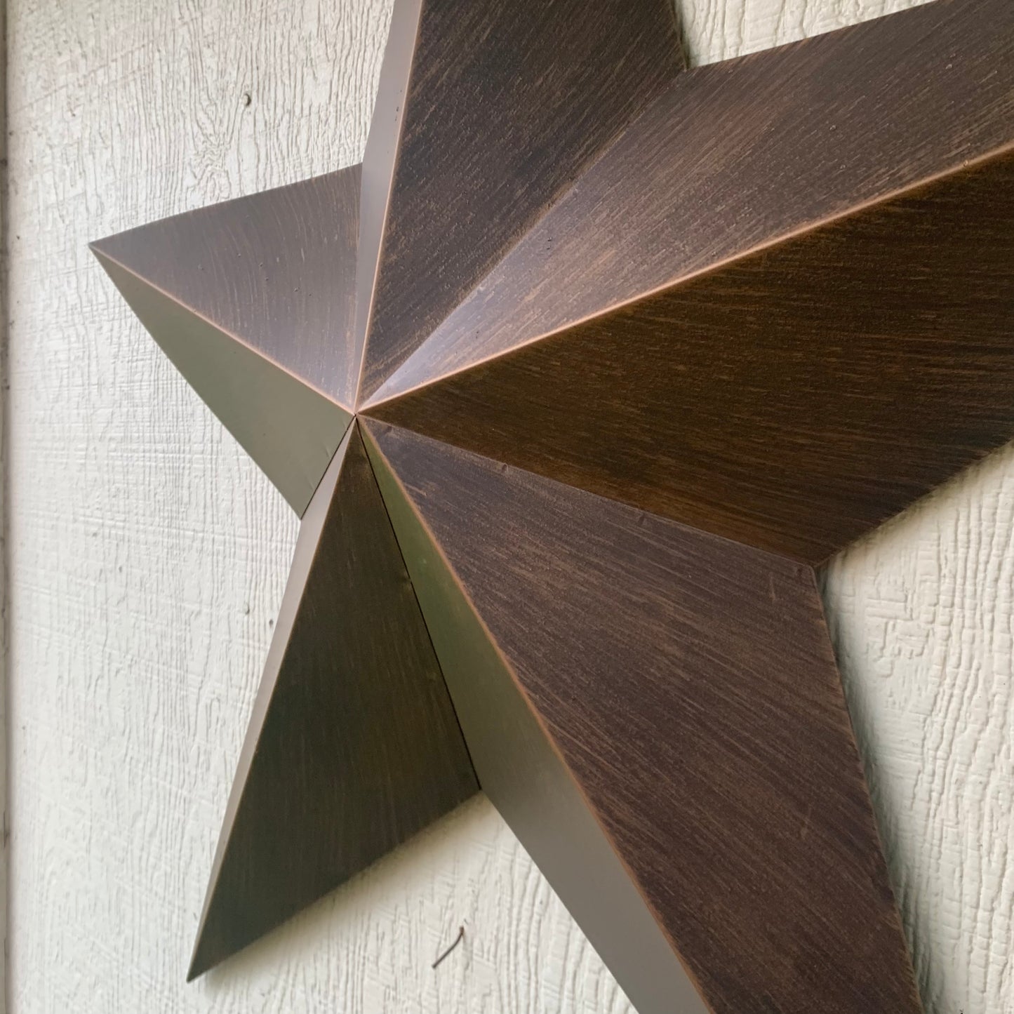 36" BARN STAR RUSTIC BRONZE 5 POINT METAL STAR OF DAVID WESTERN HOME DECOR HANDMADE NEW #EH10047