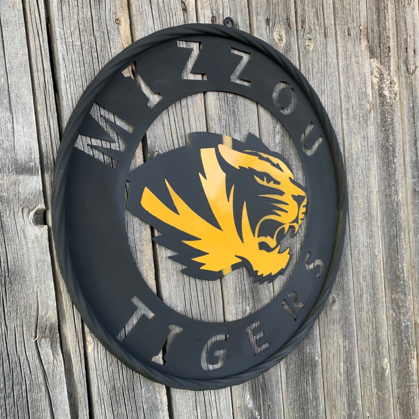 MIZZOU TIGERS MISSOURI CUSTOM METAL VINTAGE CRAFT TEAM SIGN HANDMADE