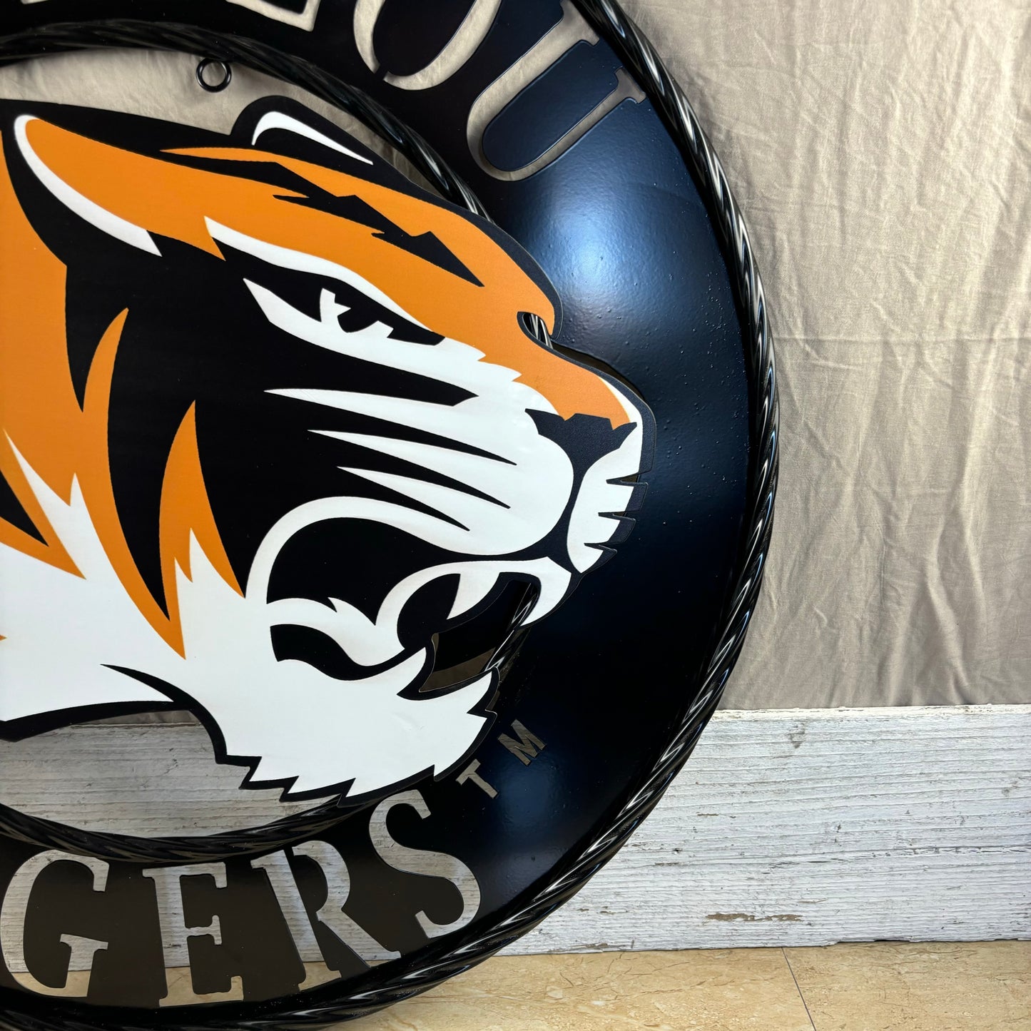 MIZZOU TIGERS MISSOURI CUSTOM METAL VINTAGE CRAFT TEAM SIGN HANDMADE