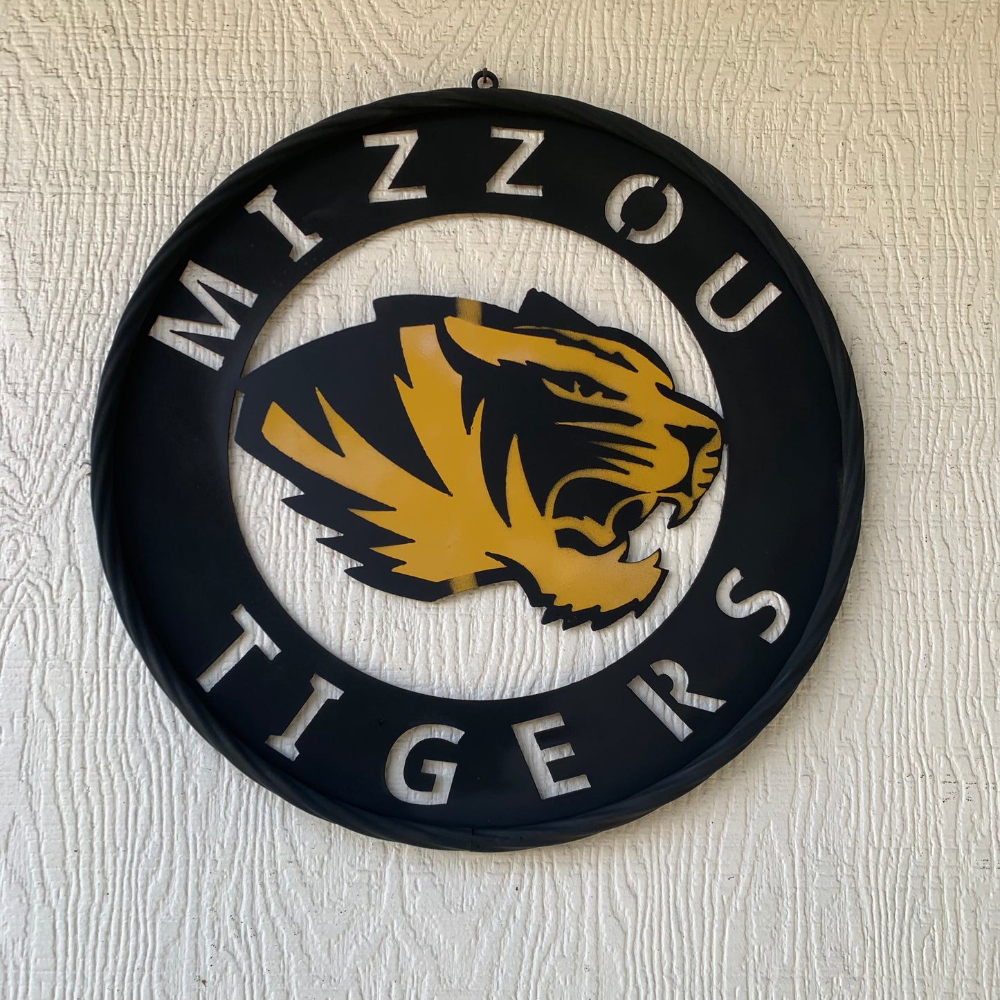 MIZZOU TIGERS MISSOURI CUSTOM METAL VINTAGE CRAFT TEAM SIGN HANDMADE