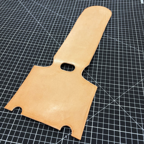 7" LONESTAR VEG TAN  LEATHER POUCH EXTRA LARGE  BELT LOOP HOLSTER CELL PHONE CASE UNIVERSAL OVERSIZE -- FREE SHIPPING