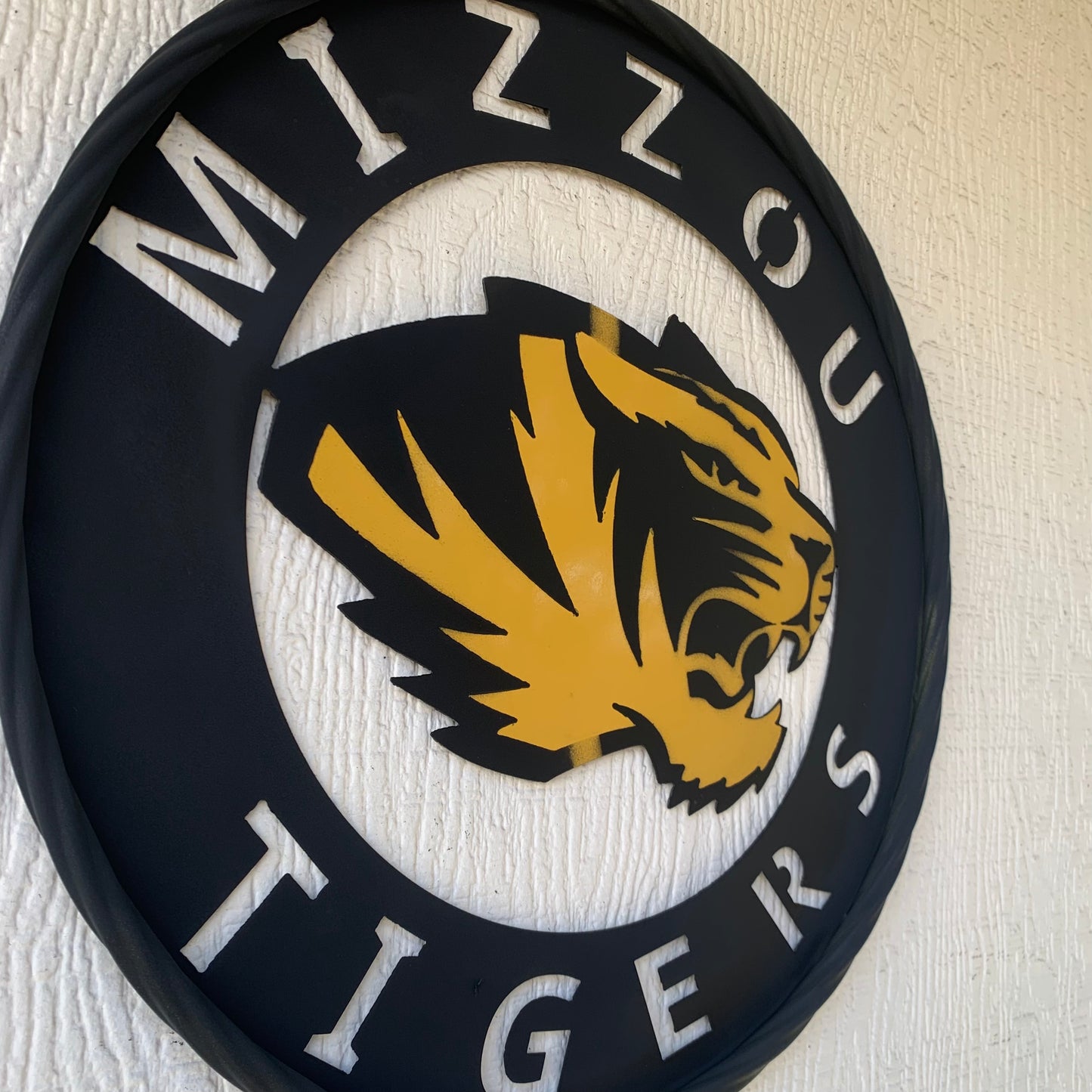 MIZZOU TIGERS MISSOURI CUSTOM METAL VINTAGE CRAFT TEAM SIGN HANDMADE