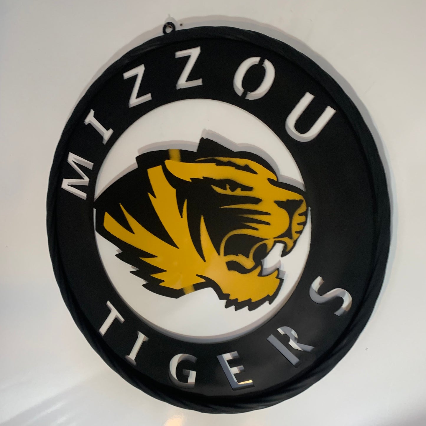MIZZOU TIGERS MISSOURI CUSTOM METAL VINTAGE CRAFT TEAM SIGN HANDMADE