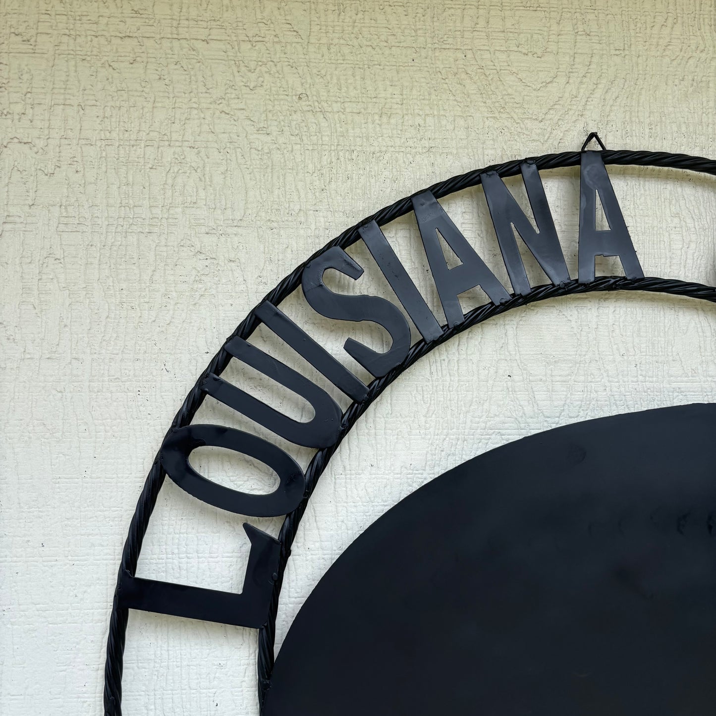 LOUISIANA MONROE WARHAWKS CUSTOM BLACK METAL VINTAGE CRAFT TEAM SIGN HANDMADE 18",24",32"