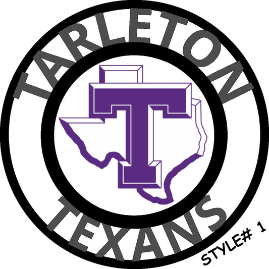 TARLETON TEXANS CUSTOM METAL VINTAGE CRAFT SIGN TEAM ART WESTERN HOME DECOR HANDMADE