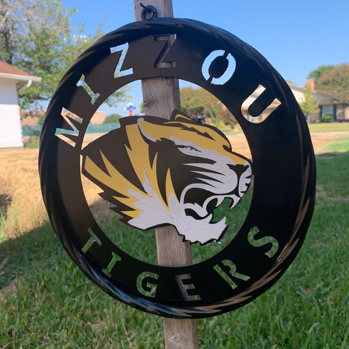 12", 18", 24", 32" MIZZOU TIGERS MISSOURI CUSTOM METAL VINTAGE CRAFT TEAM SIGN HANDMADE