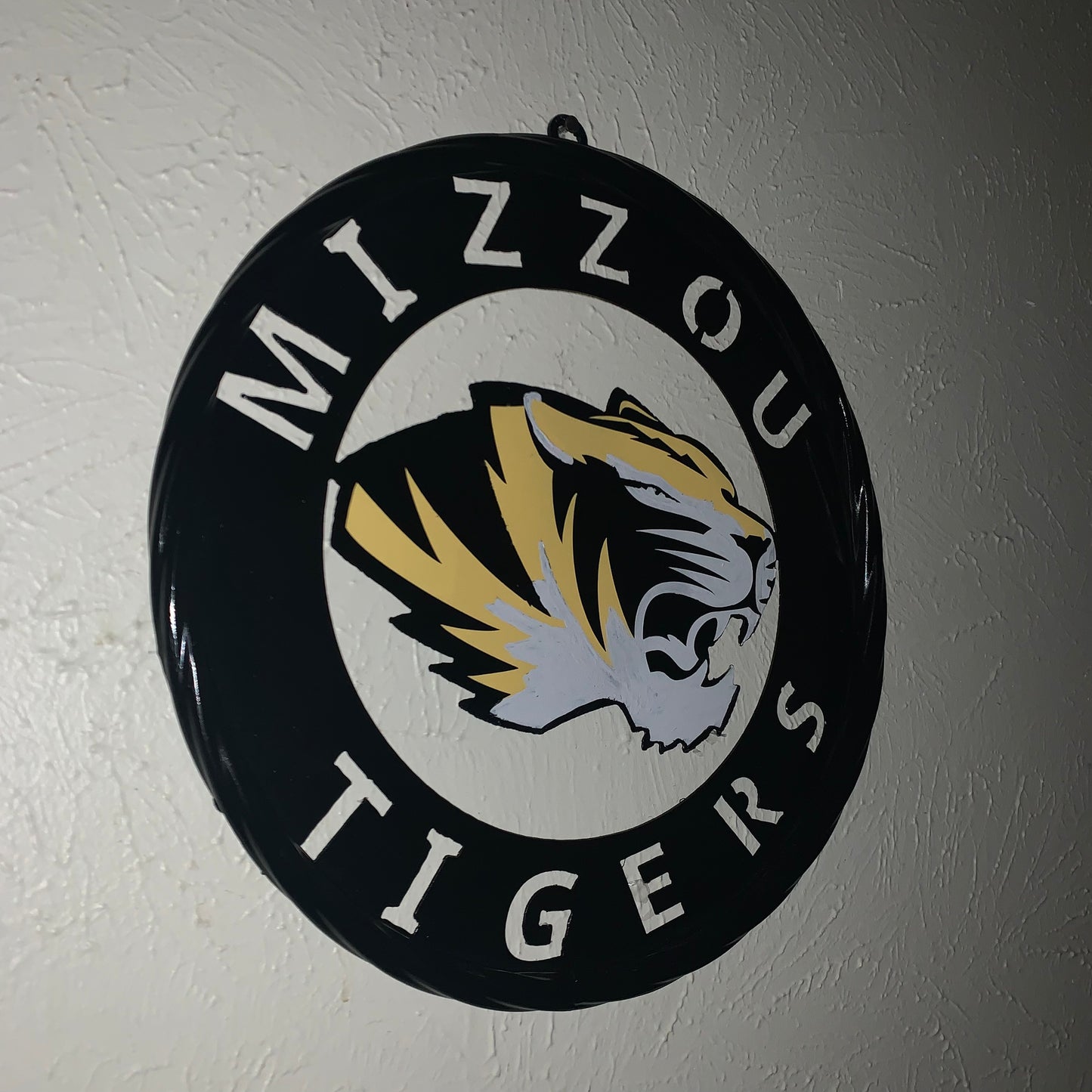12", 18", 24", 32" MIZZOU TIGERS MISSOURI CUSTOM METAL VINTAGE CRAFT TEAM SIGN HANDMADE