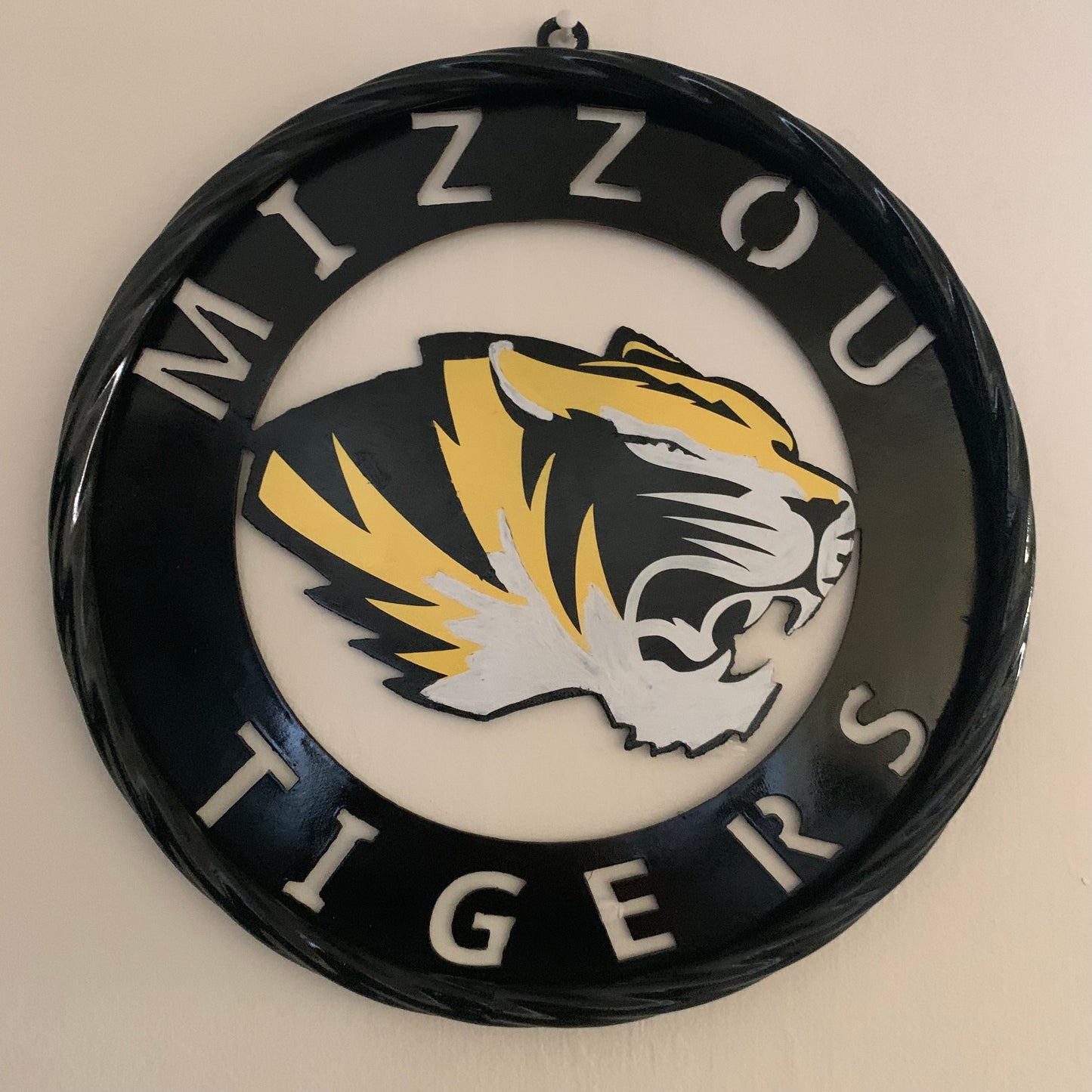 12", 18", 24", 32" MIZZOU TIGERS MISSOURI CUSTOM METAL VINTAGE CRAFT TEAM SIGN HANDMADE