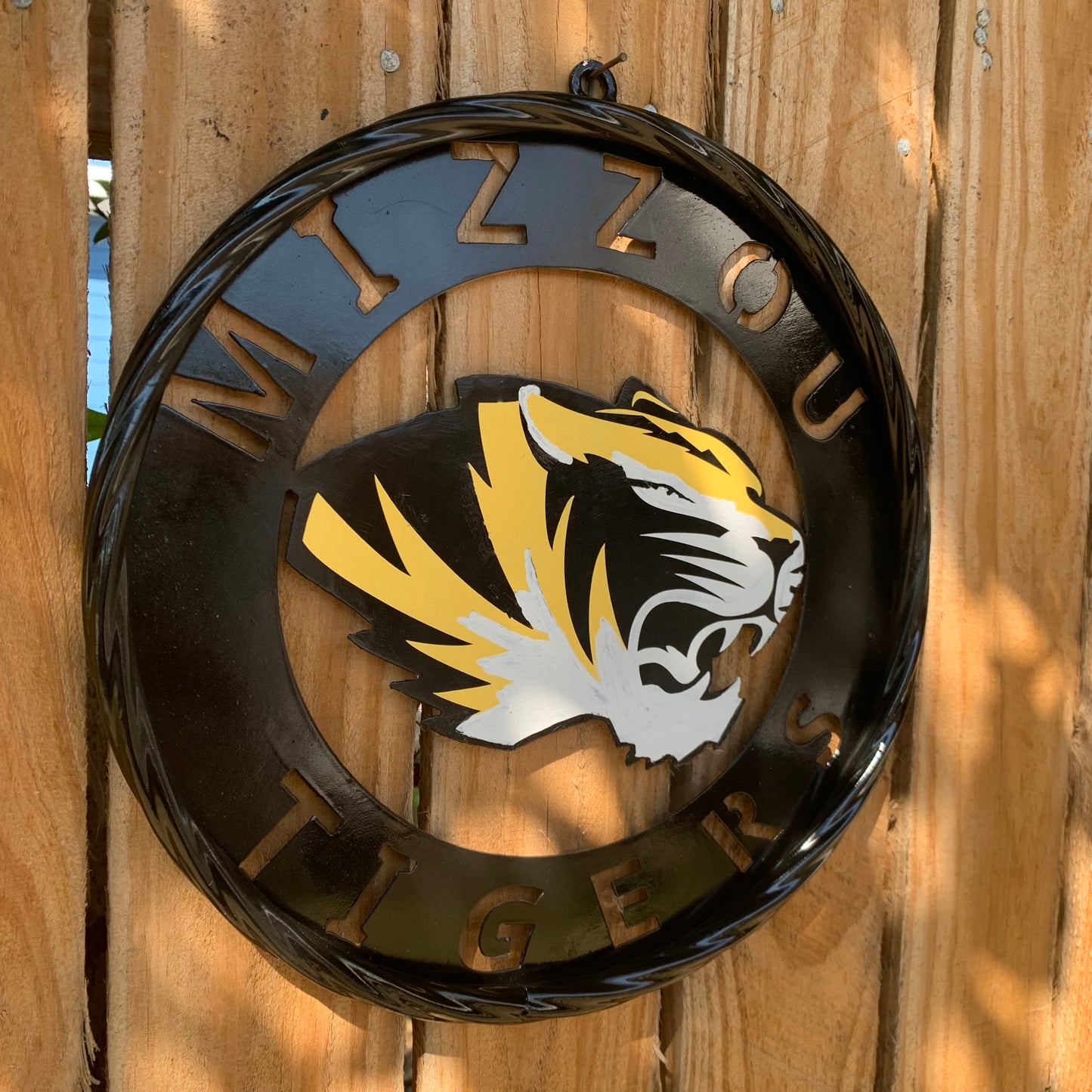12", 18", 24", 32" MIZZOU TIGERS MISSOURI CUSTOM METAL VINTAGE CRAFT TEAM SIGN HANDMADE
