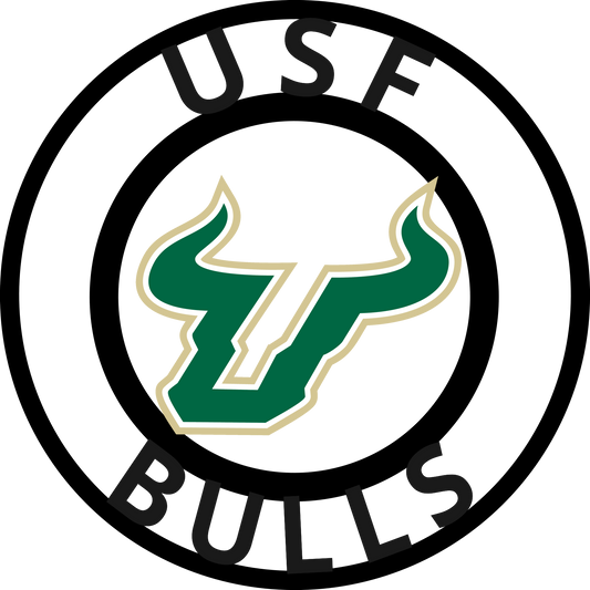 USF BULLS CUSTOM METAL VINTAGE CRAFT TEAM SIGN WESTERN HOME DECOR HANDMADE