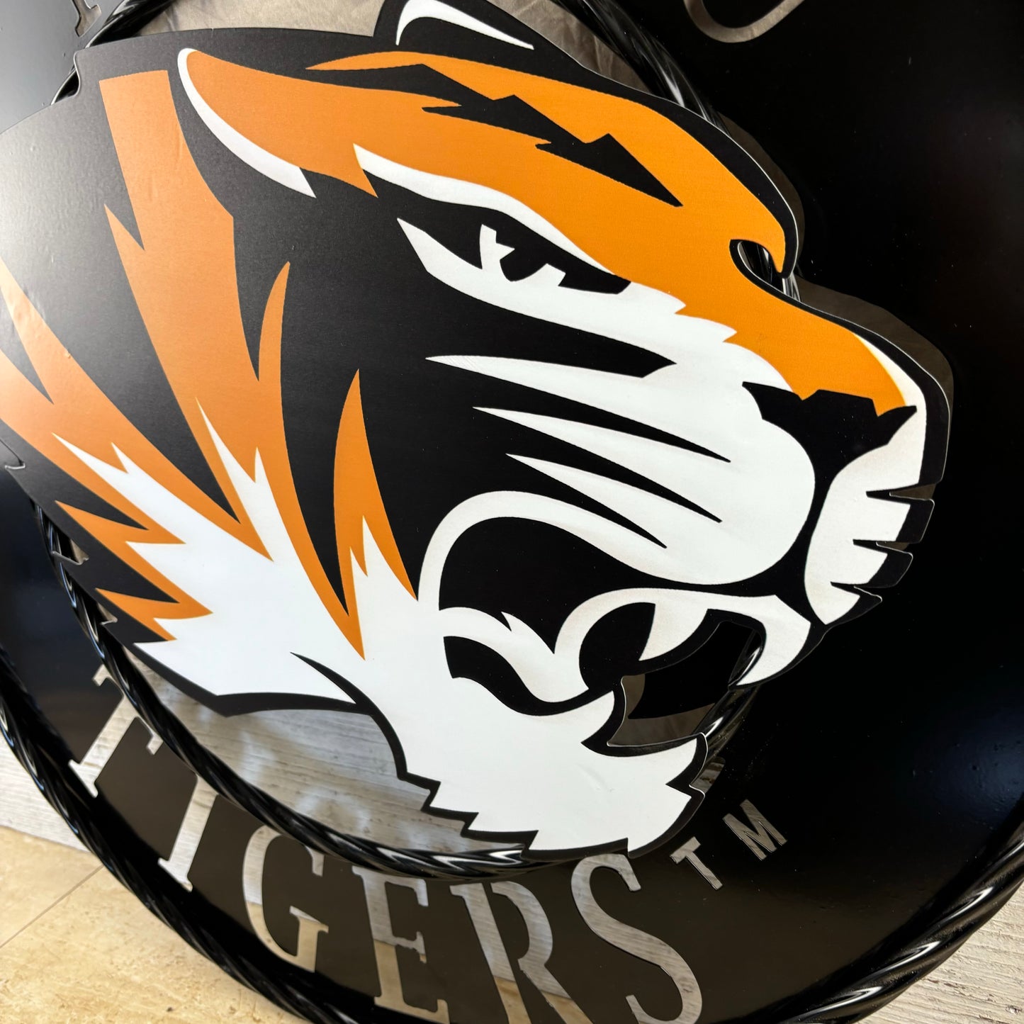 MIZZOU TIGERS MISSOURI CUSTOM METAL VINTAGE CRAFT TEAM SIGN HANDMADE