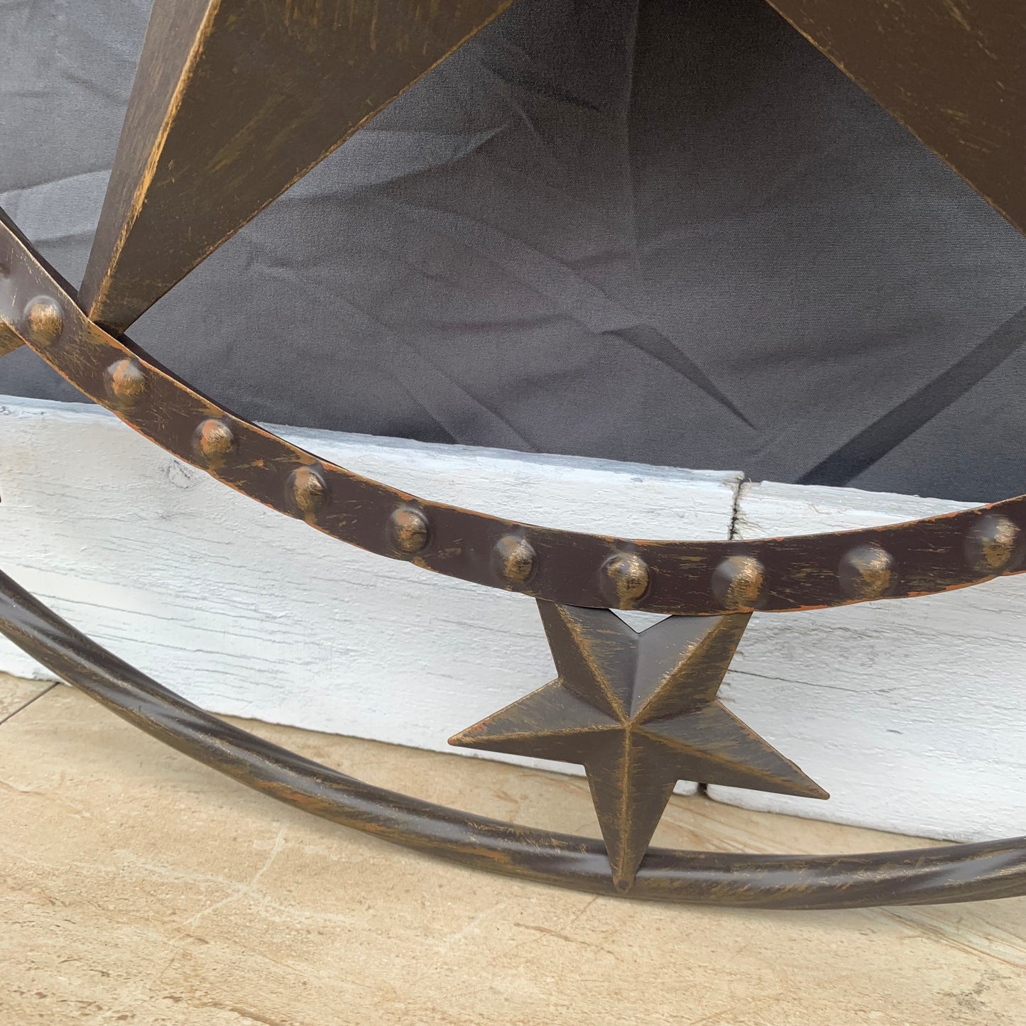 24" MULTI STAR BEADED COLIBROX BARN STAR METAL LONESTAR WESTERN HOME DECOR HANDMADE RUSTIC DARK BRONZE NEW