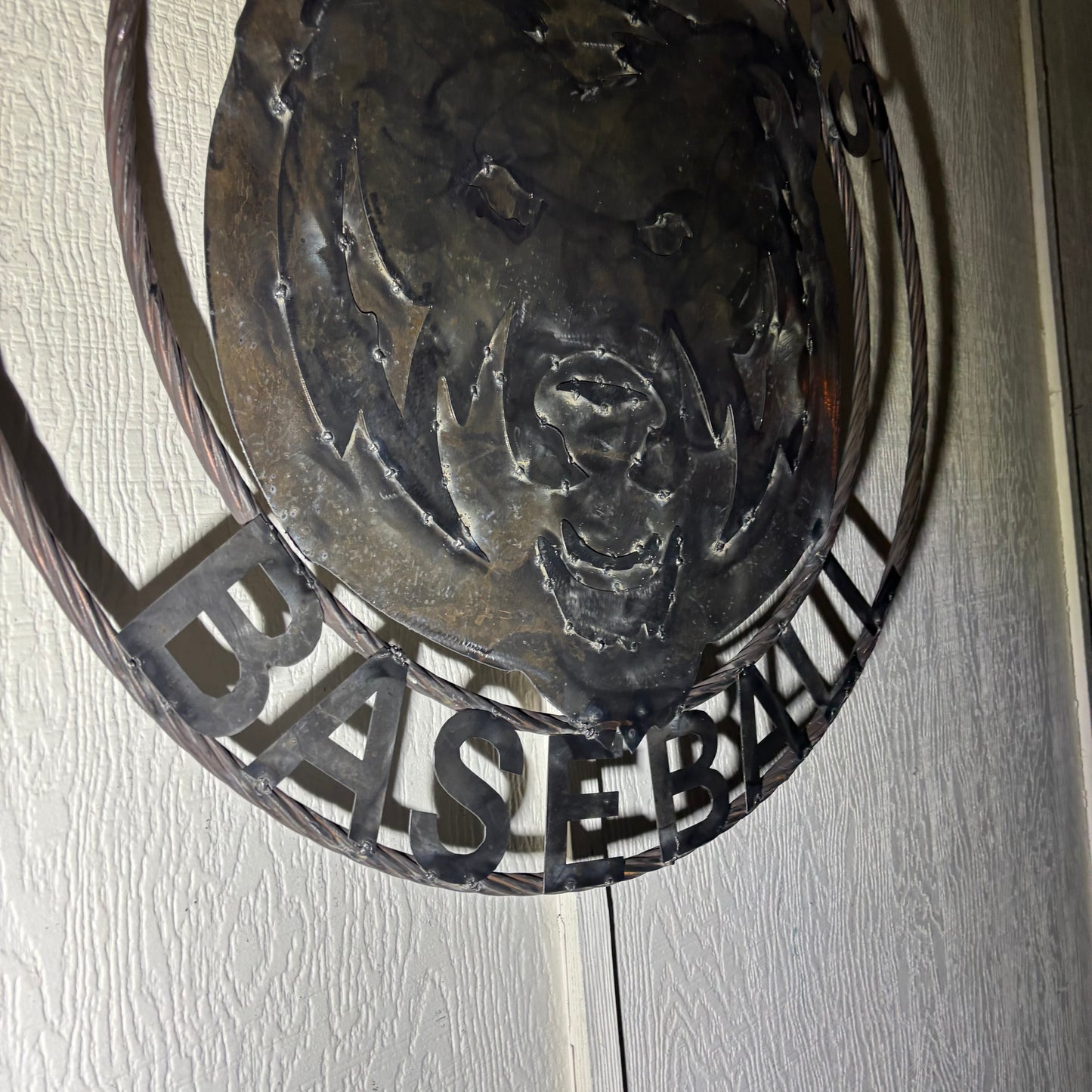 UNC BEARS CUSTOM RAW METAL NO PAINT VINTAGE CRAFT SIGN TEAM HANDMADE TO ORDER