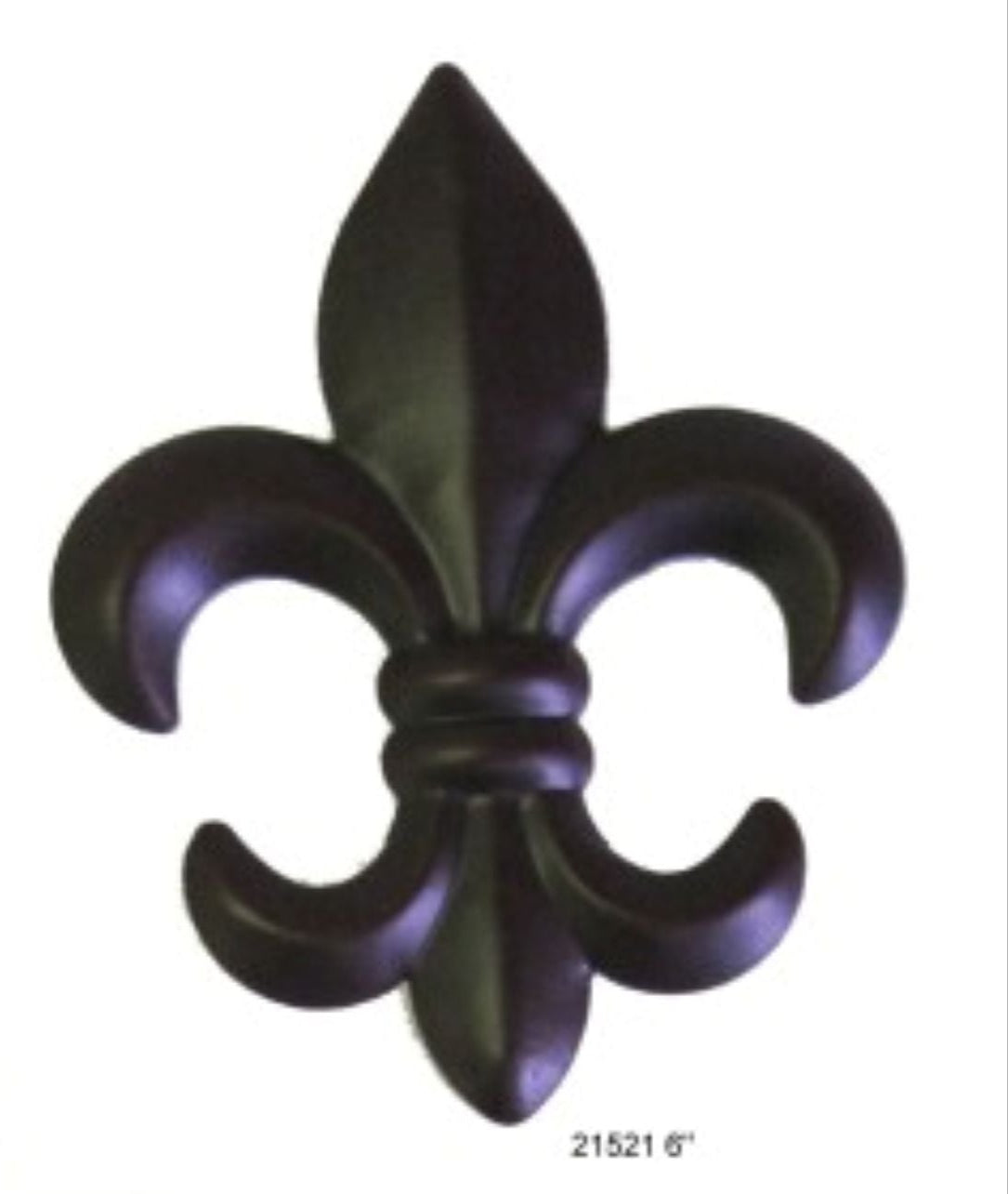 6",8" FLEUR DE LIS BROWN METAL SIGN WESTERN HOME DECOR HANDMADE NEW #EH12846