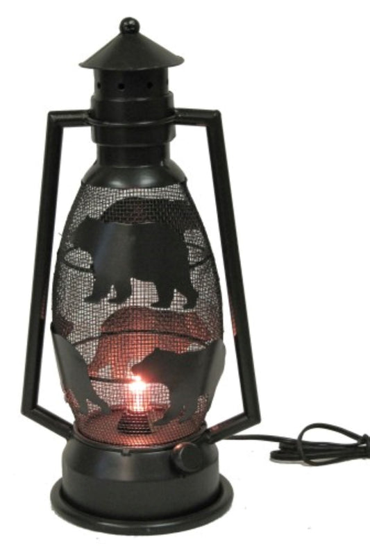 BEAR METAL ART ELECTRIC LANTERN LAMP WESTERN HOME DECOR LIGHTING #EH12735